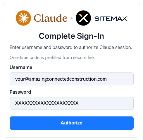 Connect Claude to SiteMax