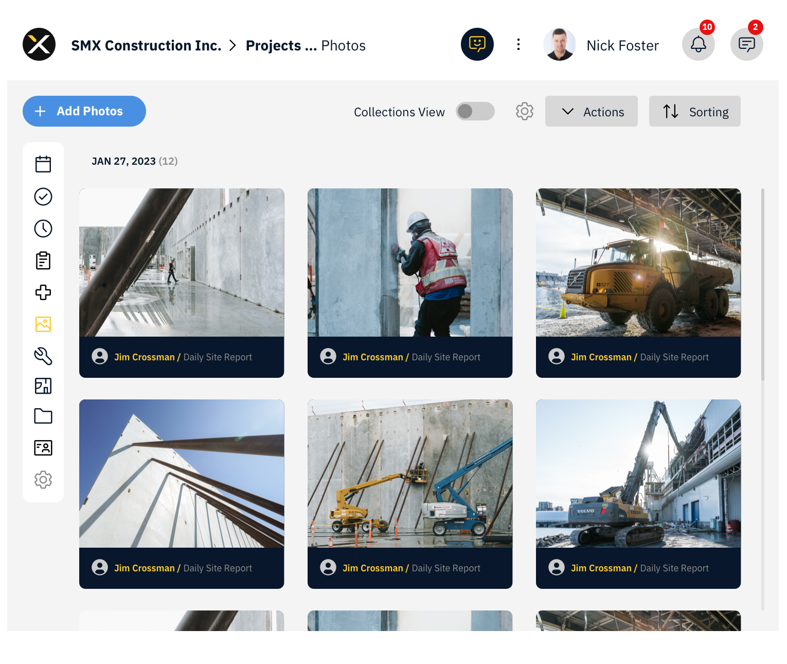 Photos Dashboard
